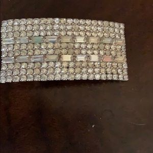 Rhinestone belt buckle